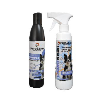 COMBO SHAMPOO + ELIMINADOR DE OLORES