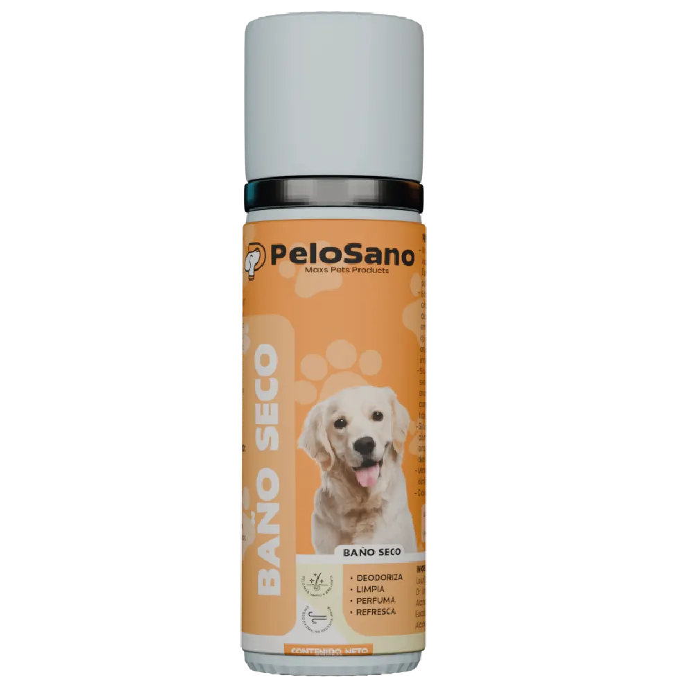 Baño Seco para Perros Pelo Sano – Limpieza Sin Agua para Perros que Odian Bañarse