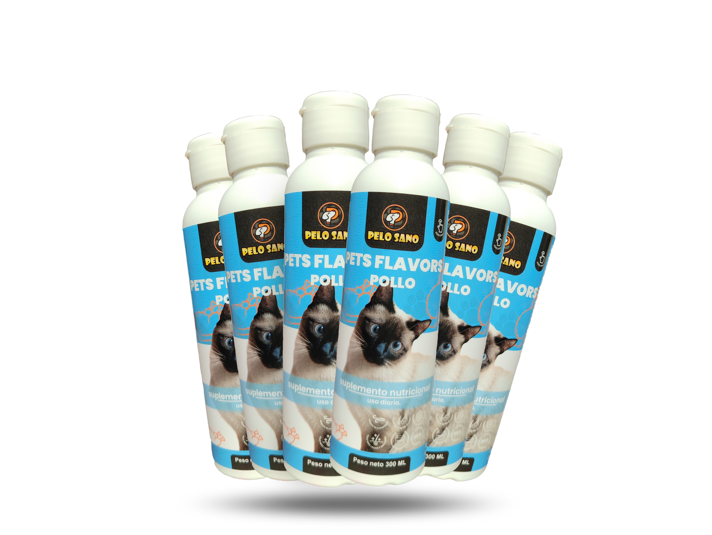 PELO SANO GATOS PACK X 6