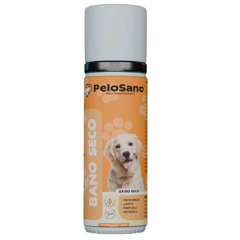 Baño Seco para Perros Pelo Sano – Limpieza Sin Agua para Perros que Odian Bañarse