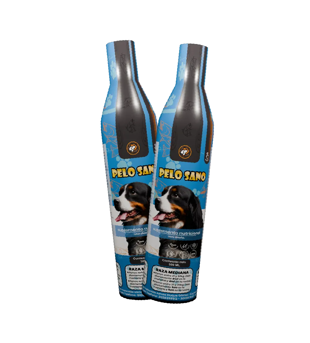 Suplemento para Caída de Pelo en Perros Pelo Sano x2 Ecuador – Omega 3 Tratamiento 2 Meses